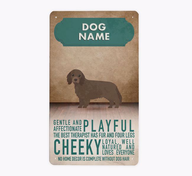 Vintage Traits: Personalized {breedFullName} Metal Sign